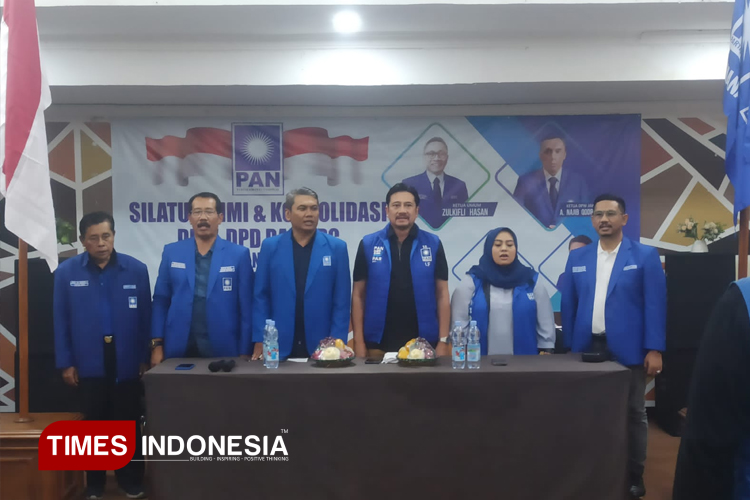 Persiapan MUSDA pemilihan Ketua DPD PAN Kota Banjar dihadiri Sekwil DPW PAN Jabar, Ivan Fadilla. (Foto: Susi/Times Indonesia)