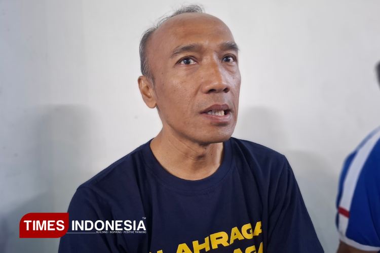 Kepala DKPP Pacitan Sugeng Santoso saat menyampaikan jumlah bantuan vaksin dan ada beberapa peternak menolak (Foto: Rojihan/TIMES Indonesia)