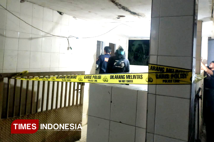 Lokasi toilet masjid di Desa Sadasari, Kecamatan Argapura, Majalengka, yang ditemukan seorang bocah meninggal dunia. (FOTO: Jaja Sumarja/TIMES Indonesia)