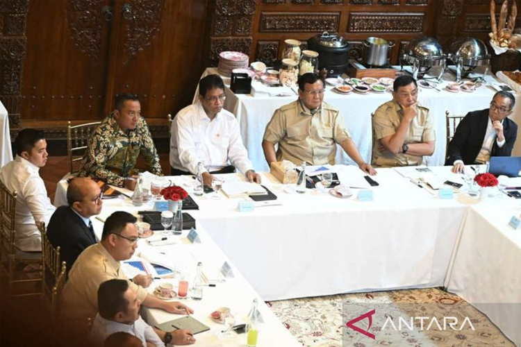 Presiden RI Prabowo akan Gelar Ratas di Kertanegara