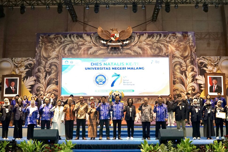 Dies Natalis ke-71 Universitas Negeri Malang, Teguhkan Langkah Menuju Kampus Bereputasi Global