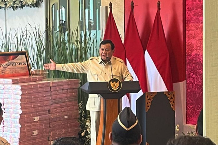 Prabowo: Hukum Jangan Tumpul ke Atas, Tajam ke Bawah
