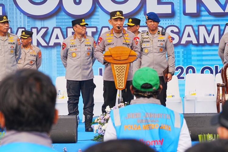 Kapolri Ajak Ojol Bersinergi Jaga Kamtibmas