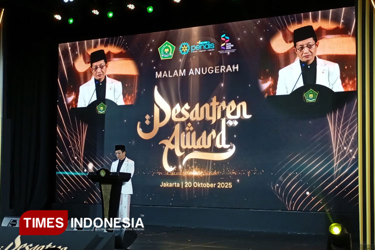 Menag Nasaruddin Umar Dorong Santri Jadi Pelopor Transformasi Sosial Lewat Pesantren Award 2025