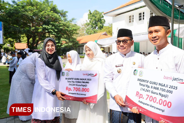 Tahun 2025 Banyuwangi Gelontorkan Hampir 10 M untuk Insentif Guru Ngaji