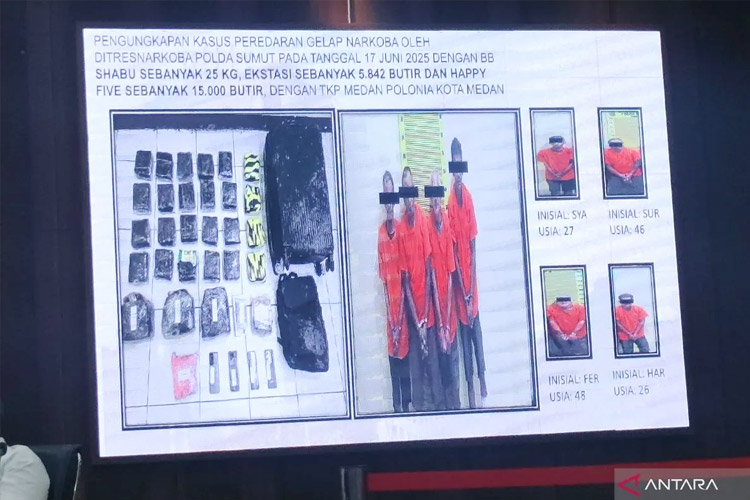 Ungkap 7 Kasus Besar Sepanjang 2025, Polri: Aceh Jadi Episentrum Narkoba