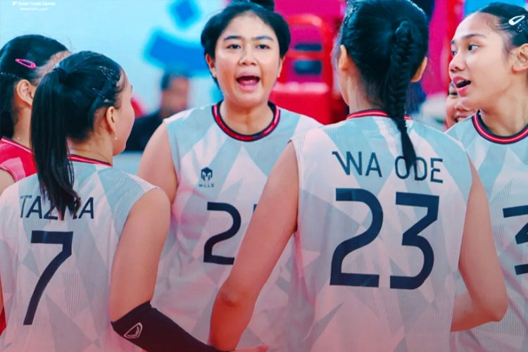 Asian Youth Games 2025, Timnas Voli Putri U-18 Hajar Qatar 3-0, Putra Gasak China 3-0
