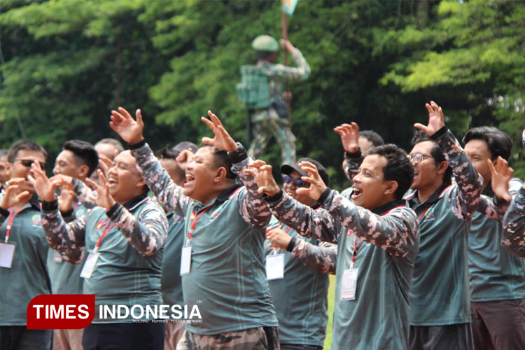Pererat Sinergi, Kodim Blora Gelar Outbound Seru Bareng Puluhan Wartawan