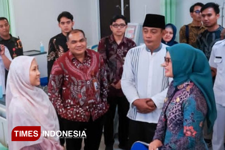 Kegiatan peluncuran layanan baru di RSUD Pandega Pangandaran. (Foto: Acep Rifki Padilah/ TIMES Indonesia)