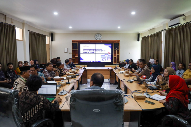 Pemerintah Kota Kediri menggelar Rapar Koordinasi Percepatan MBG