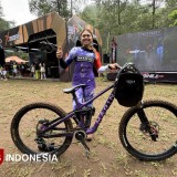 76 Indonesian Downhill 2025, Riska Amelia Agustina Nikmati Seeding Run di Klemuk