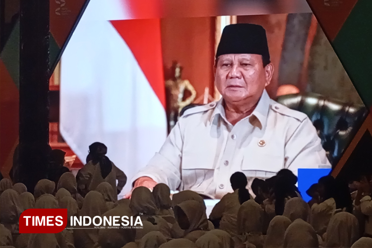 Presiden Prabowo Ajak Santri Teladani Semangat Juang Resolusi Jihad