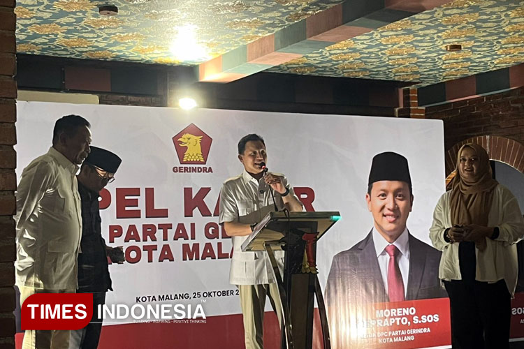 Moreno Soeprapto saat berada di Malang (Foto: Rizky Kurniawan Pratama/TIMES Indonesia)