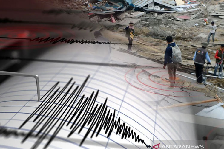 Ilustrasi - Gempa bumi. (FOTO: ANTARA/Ardika/am)