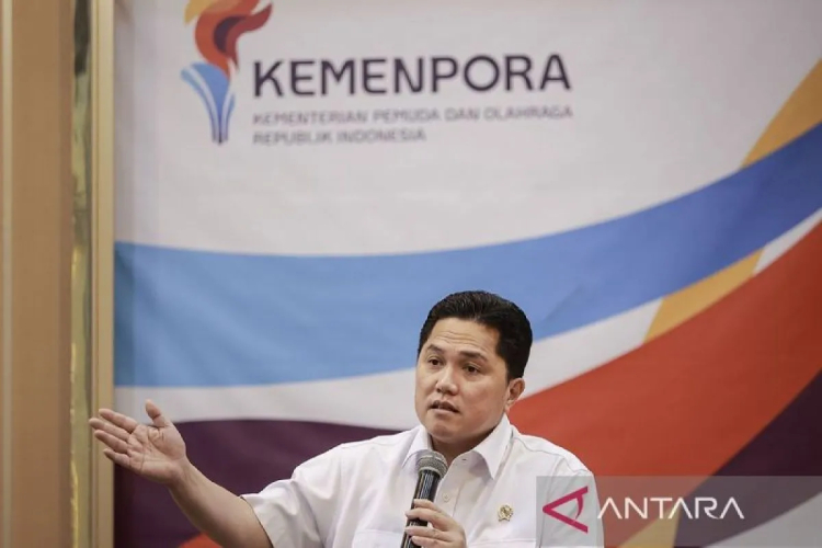 Menteri Pemuda dan Olahraga (Menpora) Erick Thohir (FOTO: Dhemas Reviy/ANTARA)