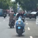 Polisi Puluhan Tindak Pengendara Melawan Arus di Bondowoso