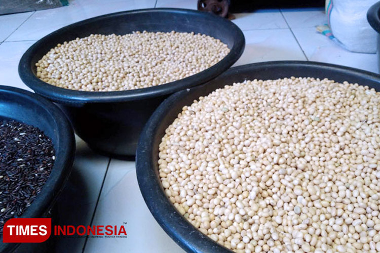 Ilustrasi - Kedelai untuk bahan Tempe dan Tahu (FOTO: TIMES Indonesia)
