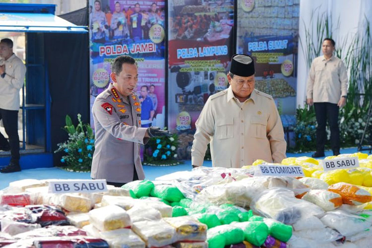 Satu Tahun Pemerintahan Prabowo, Polri Bongkar 49 Ribu Kasus Narkoba