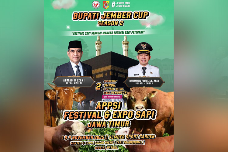 APPSI Festival dan Expo Sapi Jawa Timur 2025 Bakal Digelar di Jember