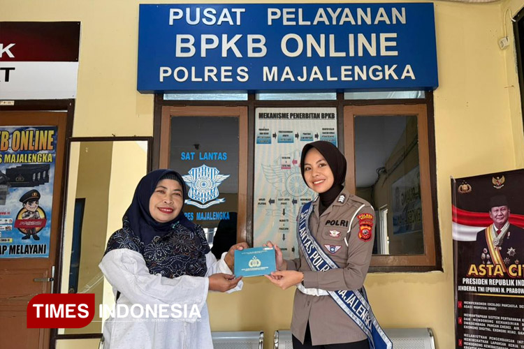 Polres Majalengka Gelar Program Polantas Menyapa, Permudah Warga Urus BPKB