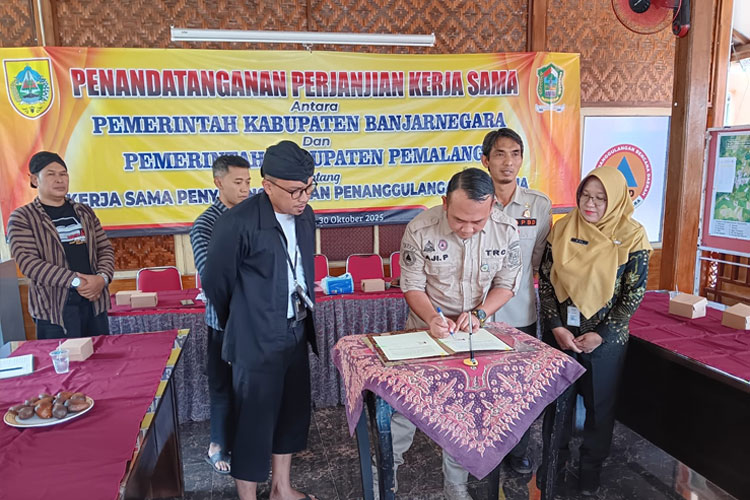 BPBD Banjarnegara dan Pemalang Sepakati Kerja Sama Penanggulangan Bencana