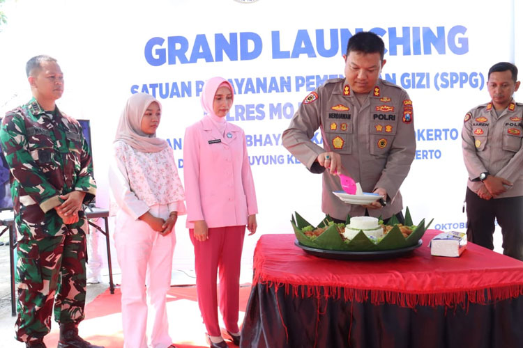 SPPG Polres Mojokerto Kota Diresmikan untuk Penuhi 2.875 Penerima