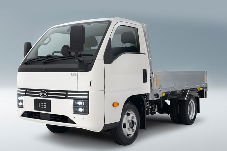 Truk listrik BYD T35 (FOTO: TruckNews)