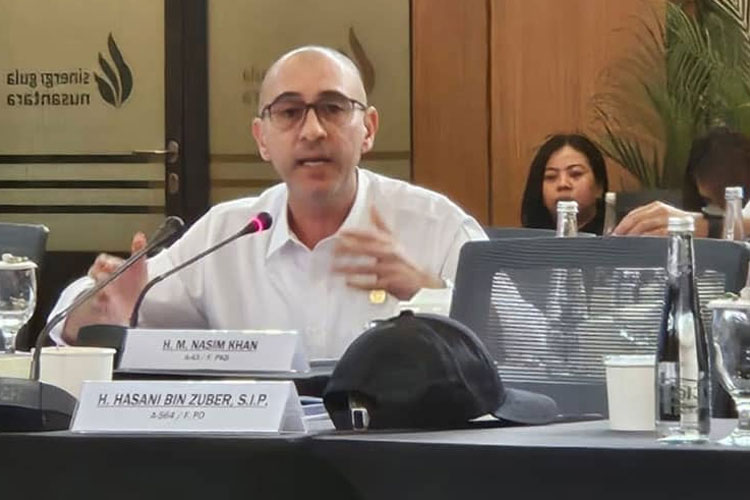 Anggota Komisi VI dari Fraksi PKB, Nasim Khan menyoroti dugaan pertalite yang sebabkan motor mogok (FOTO: Dokumen pribadi)