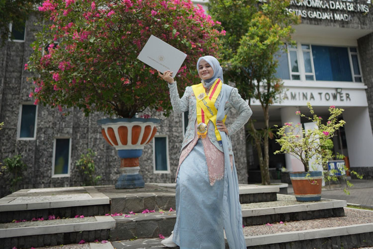 Dr Raden Roro Widya Ningtyas Soeprajitno, S.A Mahasiswi Prodi Ilmu Akuntansi FEB UGM (FOTO: Humas UGM for TIMES Indonesia)