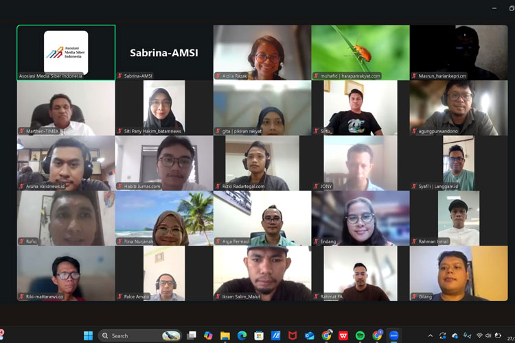 AMSI dan Google News Initiative Latih 40 Media Indonesia Gunakan AI untuk Jurnalisme