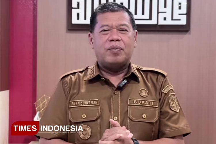 Bupati Majalengka, H Eman Suherman. (FOTO: Jaja Sumarja/TIMES Indonesia)