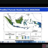 BMKG Umumkan Puncak Musim Hujan November 2025-Februari 2026