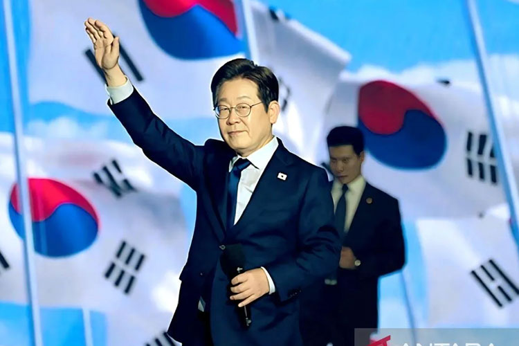 Presiden Korea Selatan Lee Jae Myung. (ANTARA/Anadolu)
