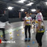Siap Hadapi Porprov 2026, Atlet Sepatu Roda Tasikmalaya Genjot Latihan Malam Hari