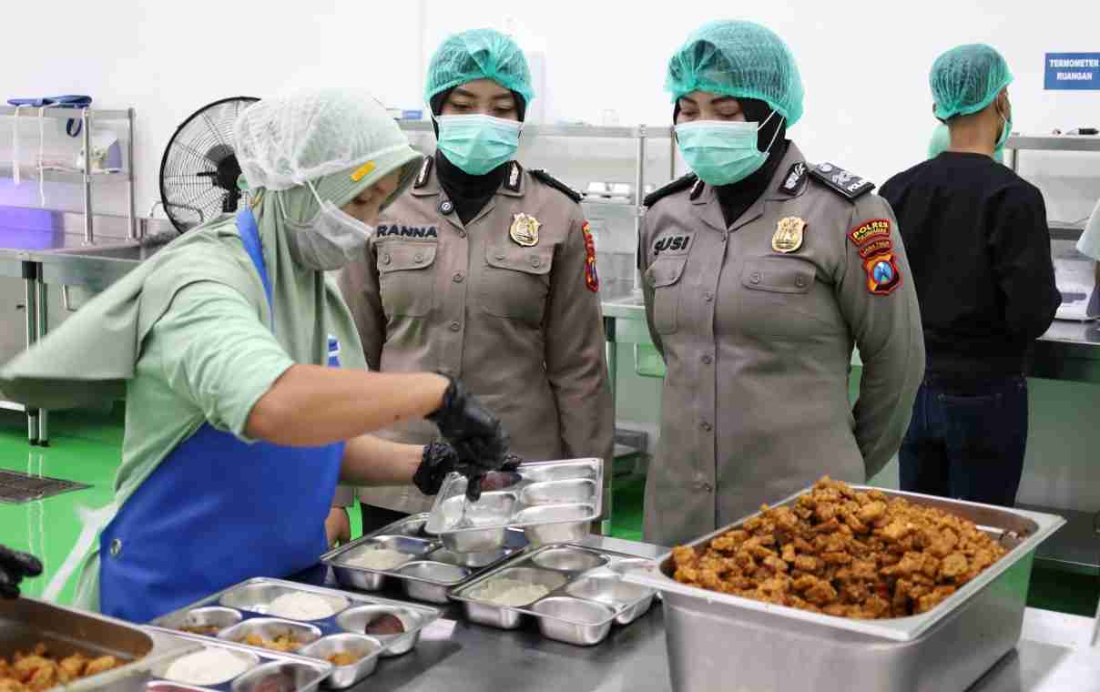 Security food dipantau ketat di SPPG Polres Tulungagung. (Foto: Dok TI)