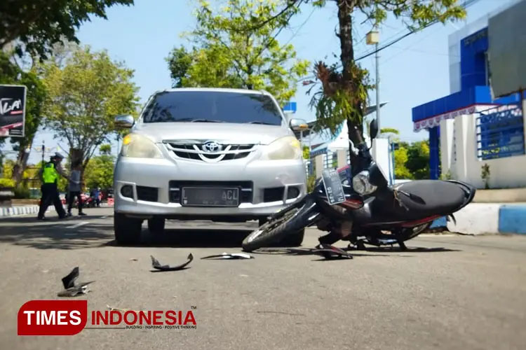 Dua Pengendara Terlibat Laka Lantas di Jalan Raya Wanaraja Garut, Satu Meninggal