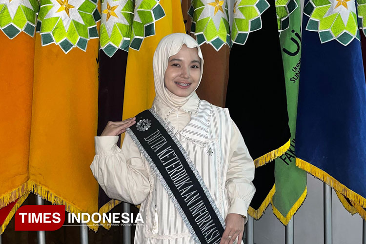 Duta Keterbukaan Informasi Publik UIN Bandung, Siti Aisya Rambe. (FOTO: Aisya for TIMES Indonesia)