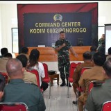 Dandim Ponorogo Perkuat Sinergi Lewat Komsos Bareng Lurah dan Kades se-Kabupaten Ponorogo