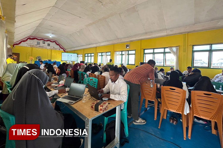 Kegitan Orientasi  PPG Dasus di Kabupaten Pulau Taliabu yang dilaksanakan di Aula Dinas Pendidikan Taliabu. (FOTO: Husen Hamid/TIMES Indonesia).