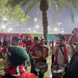 Laga Perdana Timnas U17 Vs Zambia, WNI di Qatar Padati Stadion Sejak Sore