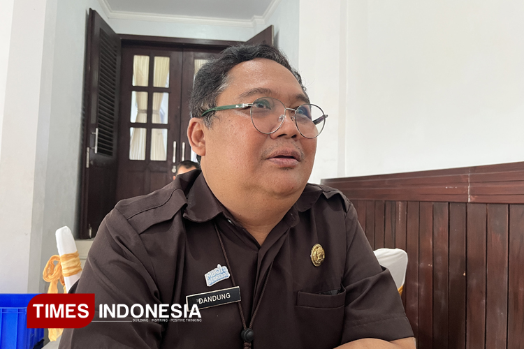 Kepala DPUPRPKP Kota Malang, Dandung Djulharjanto saat ditemui awak media. (Foto: Rizky Kurniawan Pratama/TIMES Indonesia)