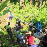 Air Bersih Mengalir ke Rumah Warga, TMMD 126 Malang Rampungkan Pipanisasi