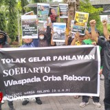 Aliansi Warga Malang Tolak Wacana Soeharto Jadi Pahlawan Nasional, Sebut Pengkhianatan Sejarah Reformasi