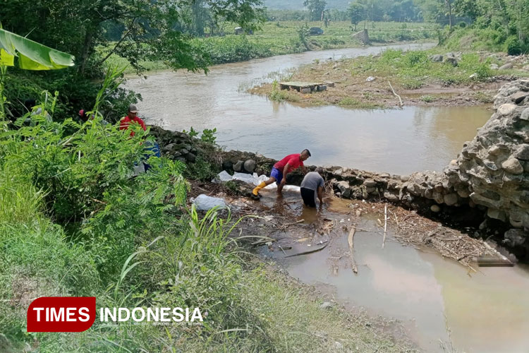 PUPR Kabupaten Probolinggo Tindak Lanjuti Laporan, Perkuat Dam Opo-Opo