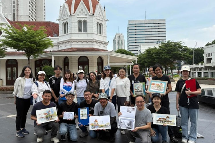Kegiatan bertajuk “Cross-Cultural Learning Journey: Discovering Surabaya Heritage” yang merupakan kolaborasi unik lintas negara, menyatukan Universitas Ciputra (UC) Surabaya dan TAR UMT Malaysia. (Foto: Humas UC for TIMES Indonesia)