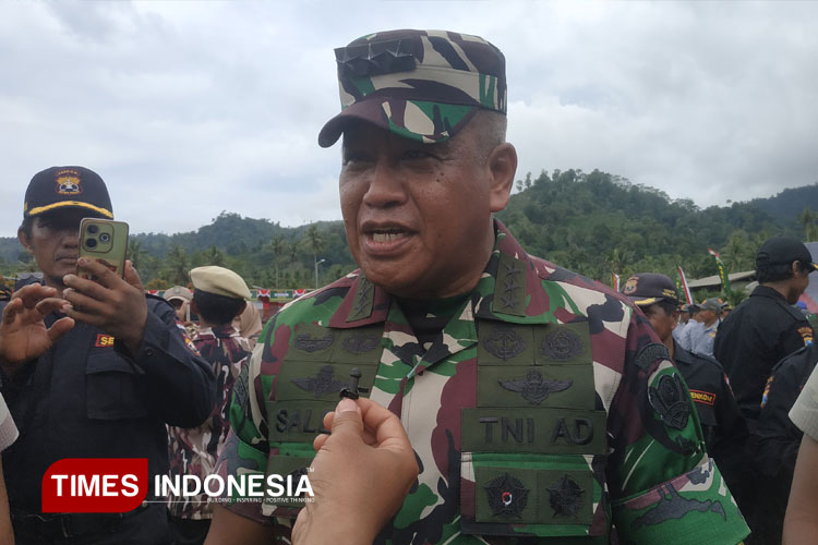 Wakasad Letjen TNI M Saleh Mustafa. (Foto: Imadudin M/TIMES Indonesia)