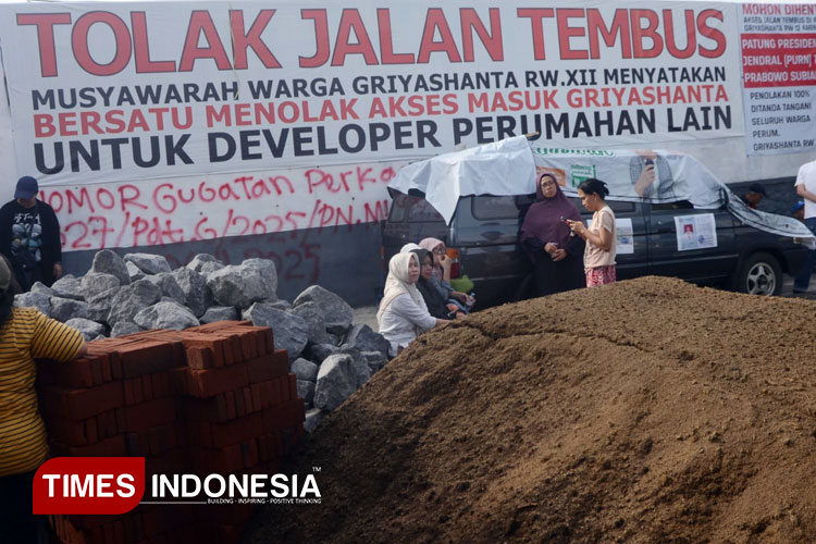 Pemkot Malang ''Gagal'' Bongkar Tembok Jalan Tembus Griya Shanta