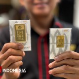 Harga Emas Antam Hari Ini Naik Rp9.000 per Gram