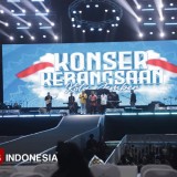 Ribuan Warga Padati Alun-alun Jember di Konser Kebangsaan 2025