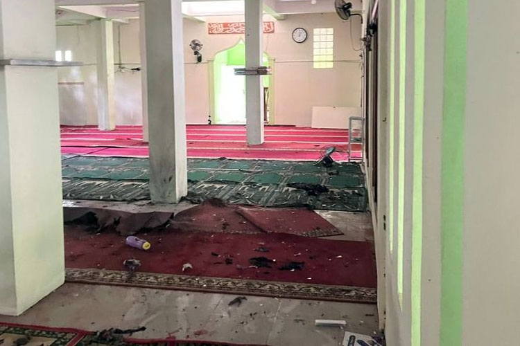 Lokasi Tempat Kejadian Perkara ledakan di masjid SMAN 72 Jakarta Utara, Jumat (7/11/2025). (Foto: Dok. Istimewa/CNBC)